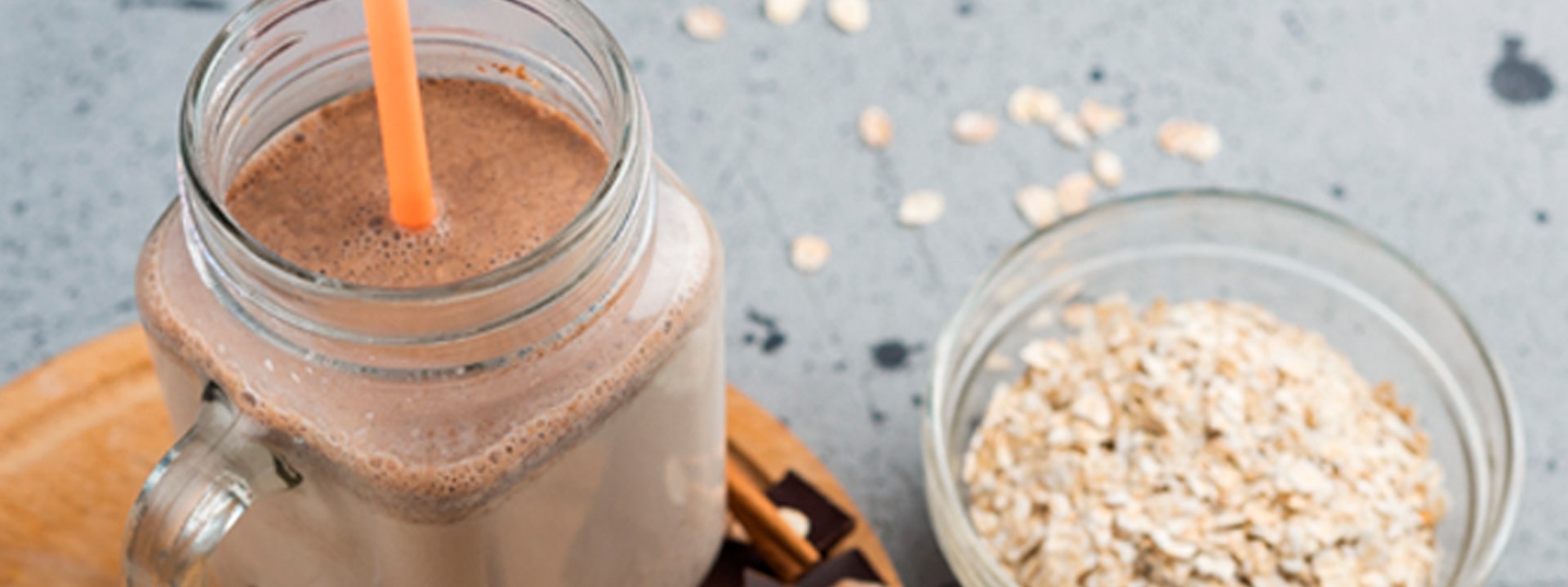 Chocolate con avena