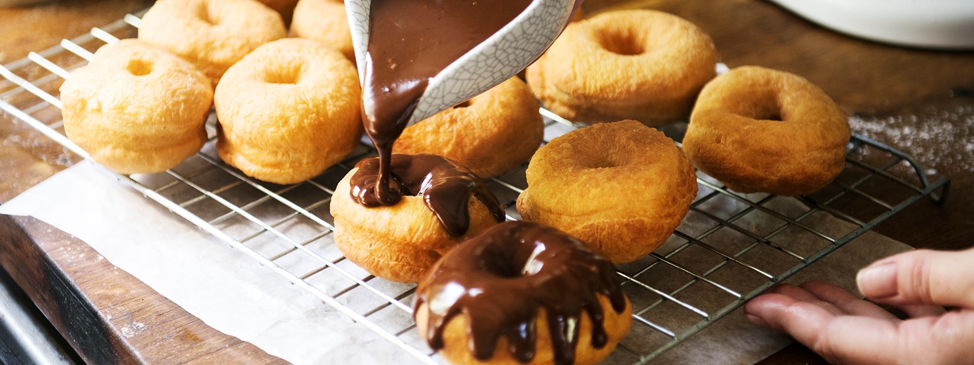 Donas Caseras Con Chocolate