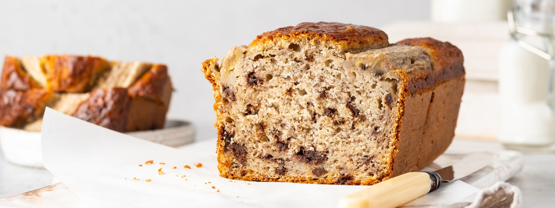 Torta De Banano Y Chocolate Casera Sencilla