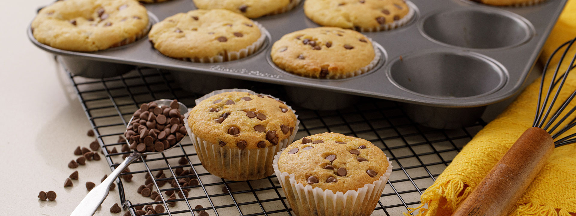 CUPCAKES CON CHIPS DE CHOCOLATE