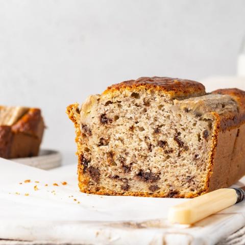 Torta De Banano Y Chocolate Casera Sencilla