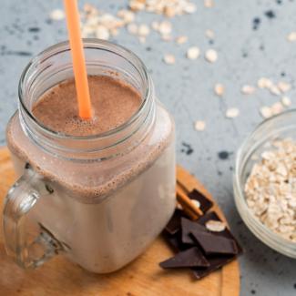 Receta Chocolate Corona con avena