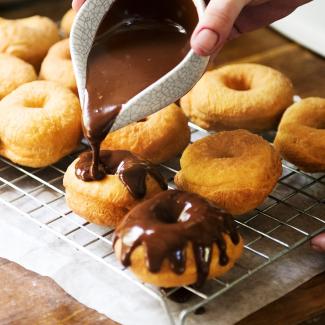 Donas Caseras Con Chocolate