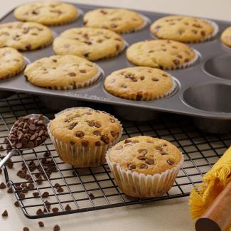 CUPCAKES CON CHIPS DE CHOCOLATE